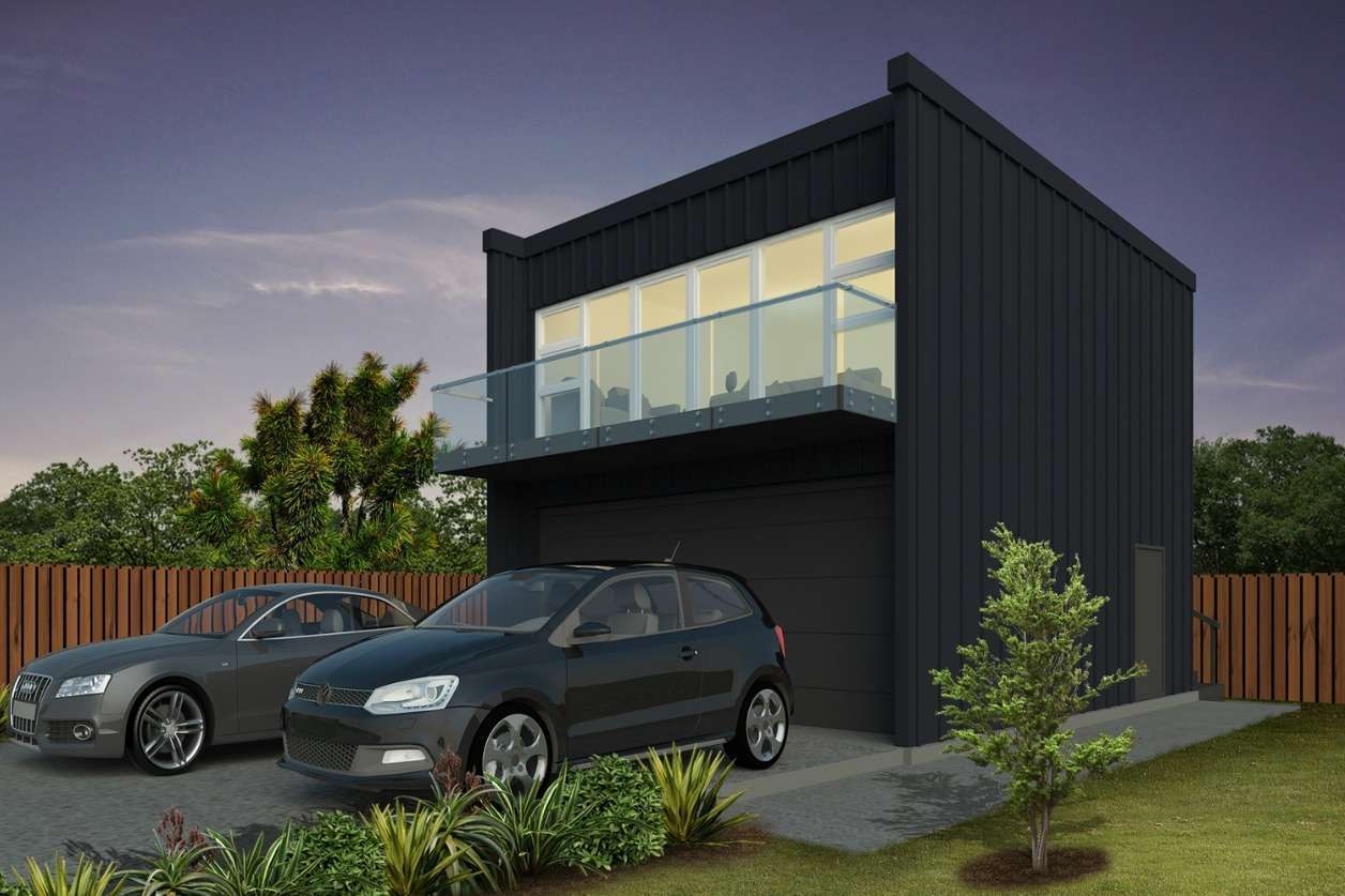 Double Garage with Flat Loft - Hybrid Build - Craftsman Builders
